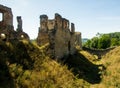 ZvÃÂ­Ãâ¢etice - Renaissance chateau and castle ruin Royalty Free Stock Photo